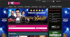 Desktop Screenshot of lovetheatre.com