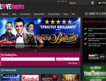 Tablet Screenshot of lovetheatre.com